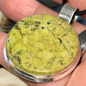 Atlantisite Tasmanite Pendant 1 7/8”